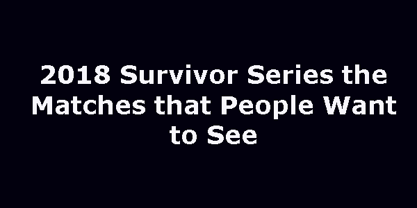 2018 Survivor Series